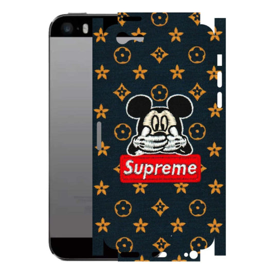 Apple iPhone Skins (All Models) - Mickey Supreme - Matte Finish (M-83) iPhone 5