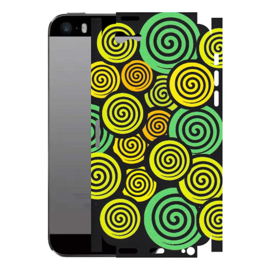 Apple iPhone Skins (All Models) - Crazy Spiral - Matte Finish (M-91) iPhone 5