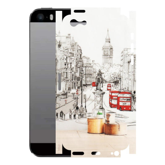 Apple iPhone Skins (All Models) - London Street - Transparent Finish (T-02) iPhone 5