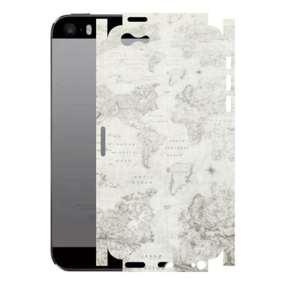 Apple iPhone Skins (All Models) - World Travel Map - Transparent Finish (T-04) iPhone 5