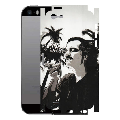 Apple iPhone Skins (All Models) - Pab Escobar - Transparent Finish (T-05) iPhone 5