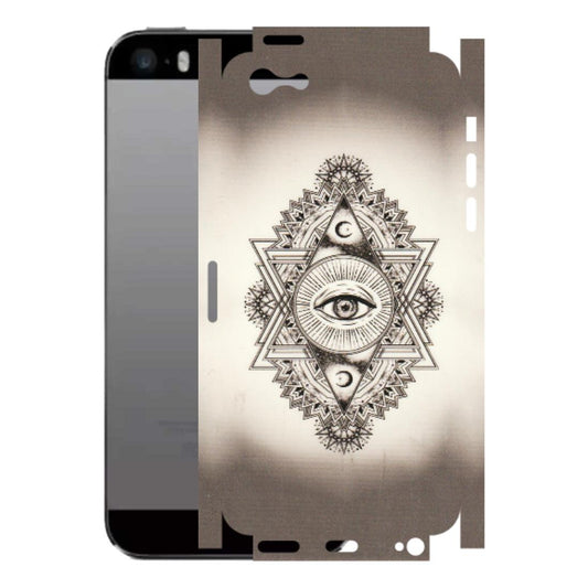 Apple iPhone Skins (All Models) - Illuminati Great Eye - Transparent Finish (T-14) iPhone 5