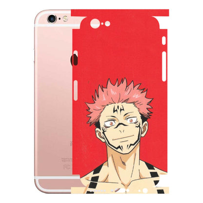 Apple iPhone Skins (All Models) - Ryomen Sukuna Fun Anime - Matte Finish (M-153) iPhone 6S