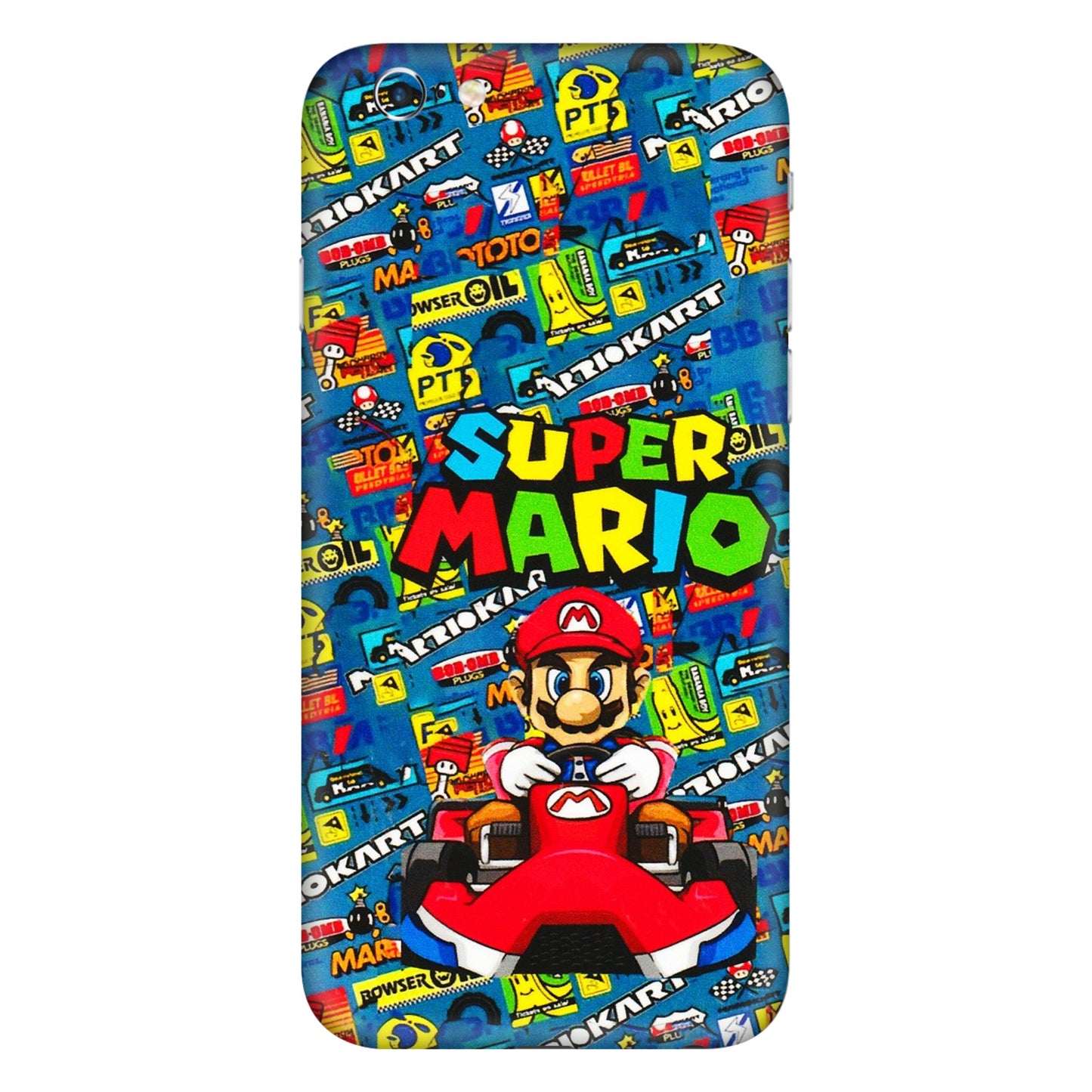 Apple iPhone Skins (All Models) - Super Mario Kart - 3D Embossed Finish (L-140) iPhone 6S Plus