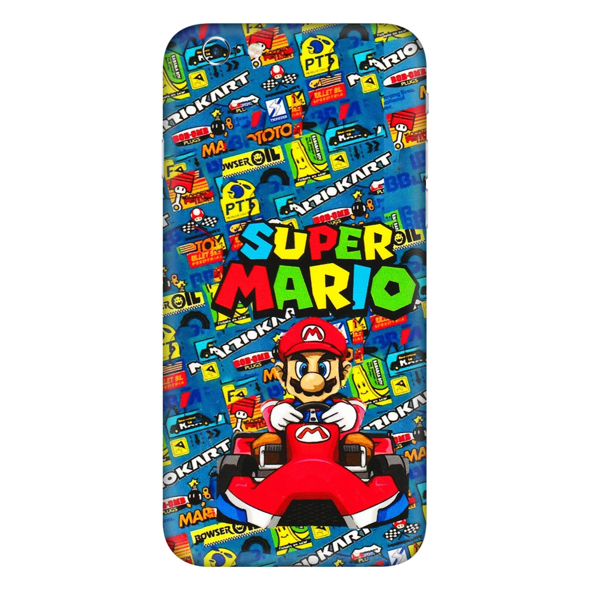 Apple iPhone Skins (All Models) - Super Mario Kart - 3D Embossed Finish (L-140) iPhone 6S Plus