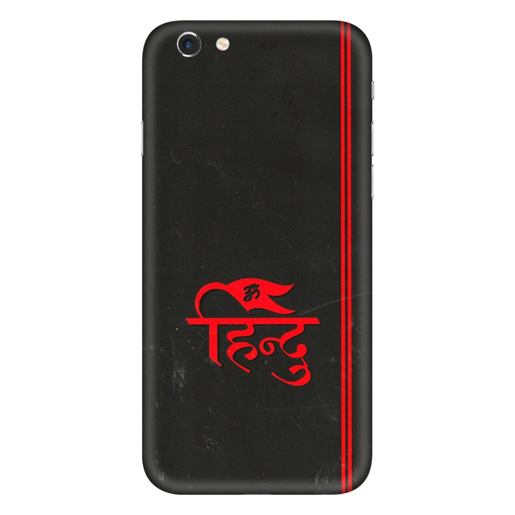 Apple iPhone Skins (All Models) - Hindu Black - 3D Embossed Finish (L-153) iPhone 6S Plus