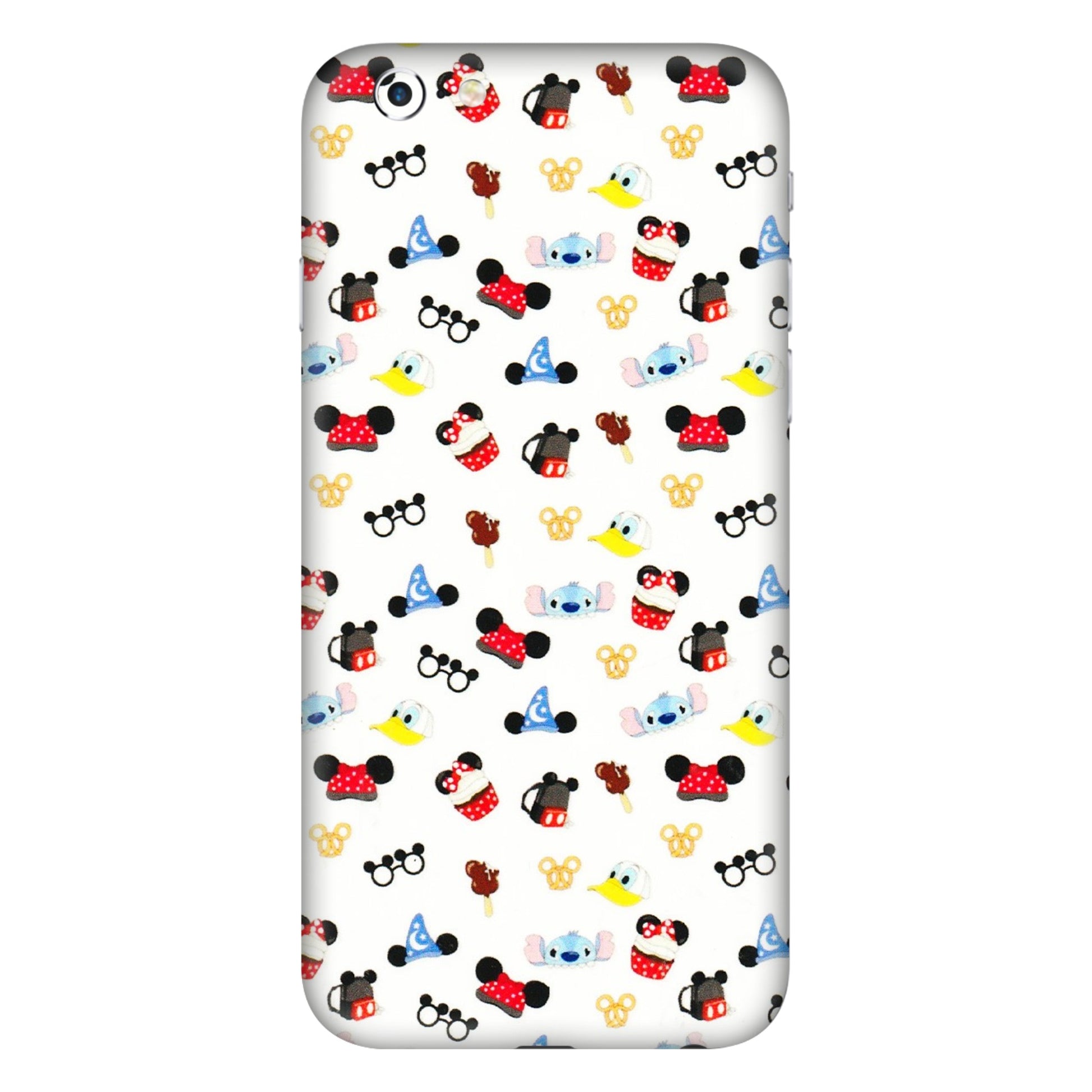 Apple iPhone Skins (All Models) - Minnie Mouse & Donald Doodles s - 3D Embossed Finish (L-194) iPhone 6S Plus