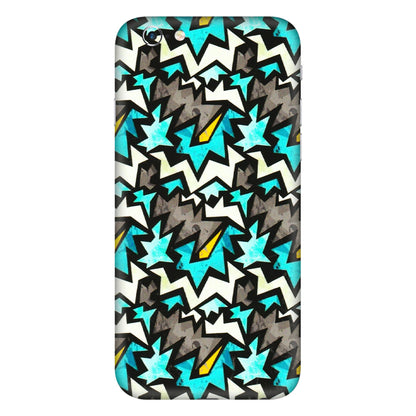 Apple iPhone Skins (All Models) - Funky Zig Zag - 3D Embossed Finish (L-223) iPhone 6S Plus