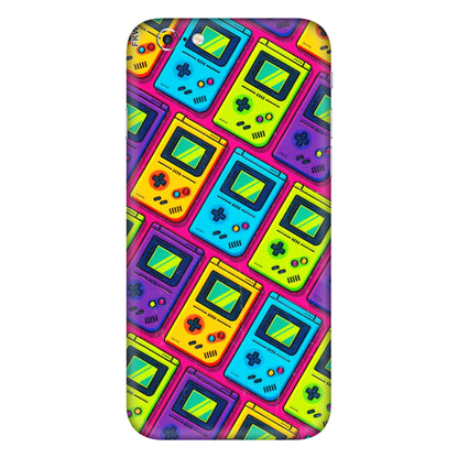 Apple iPhone Skins (All Models) - Gameboy Colourful - 3D Embossed Finish (L-266) iPhone 6S Plus