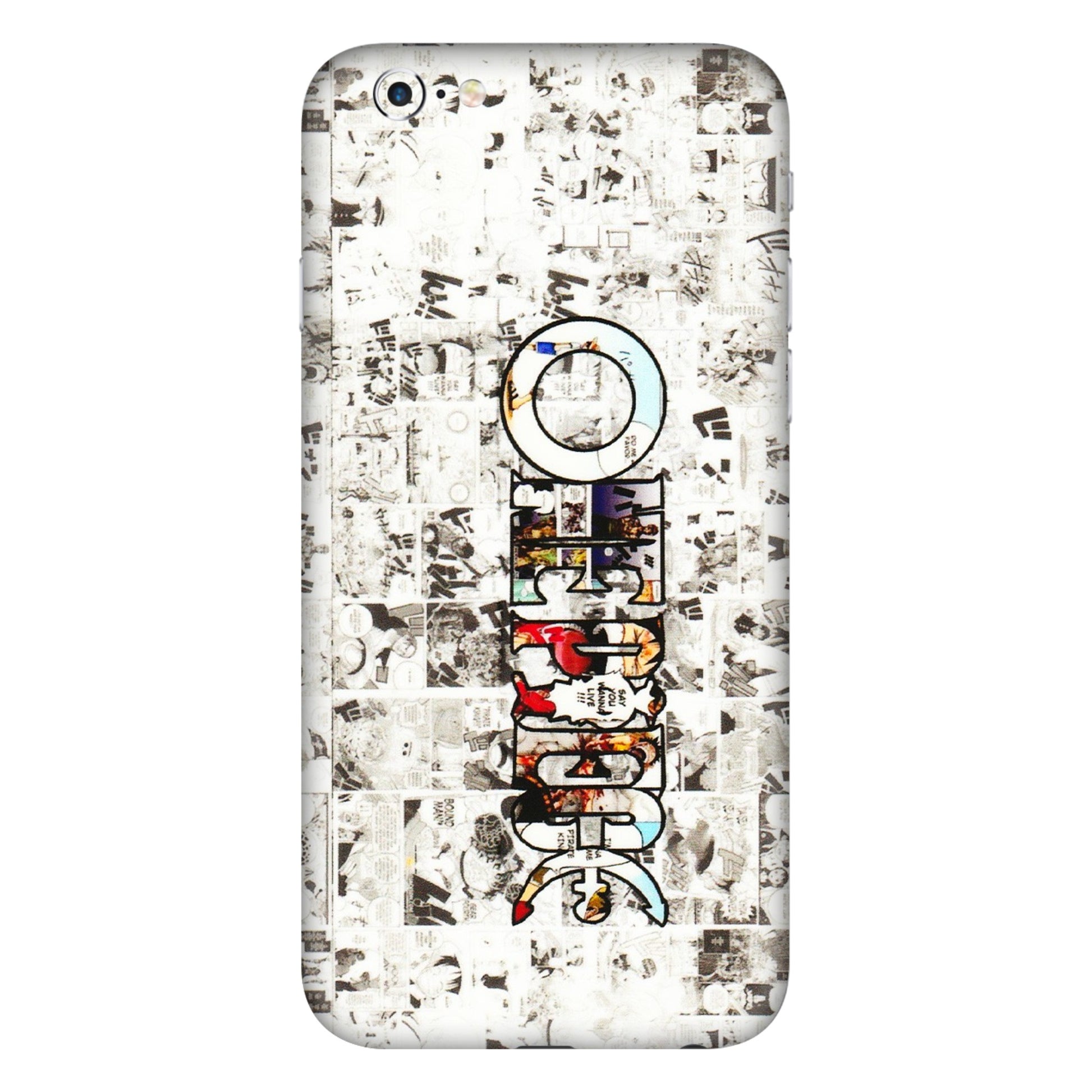 Apple iPhone Skins (All Models) - One Piece Manga - 3D Embossed Finish (L-26) iPhone 6S Plus