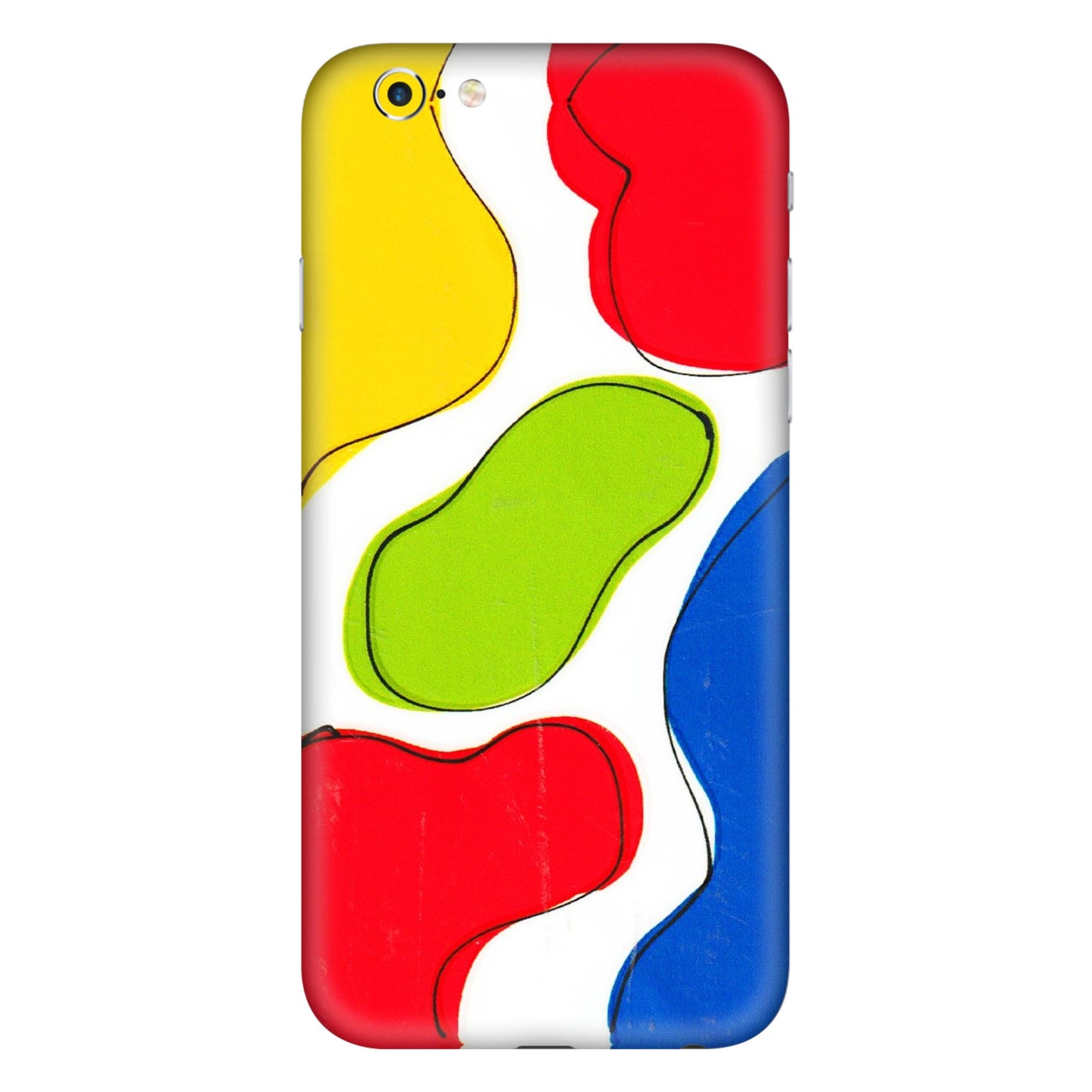Apple iPhone Skins (All Models) - RGB Colour Paint - 3D Embossed Finish (L-284) iPhone 6S Plus