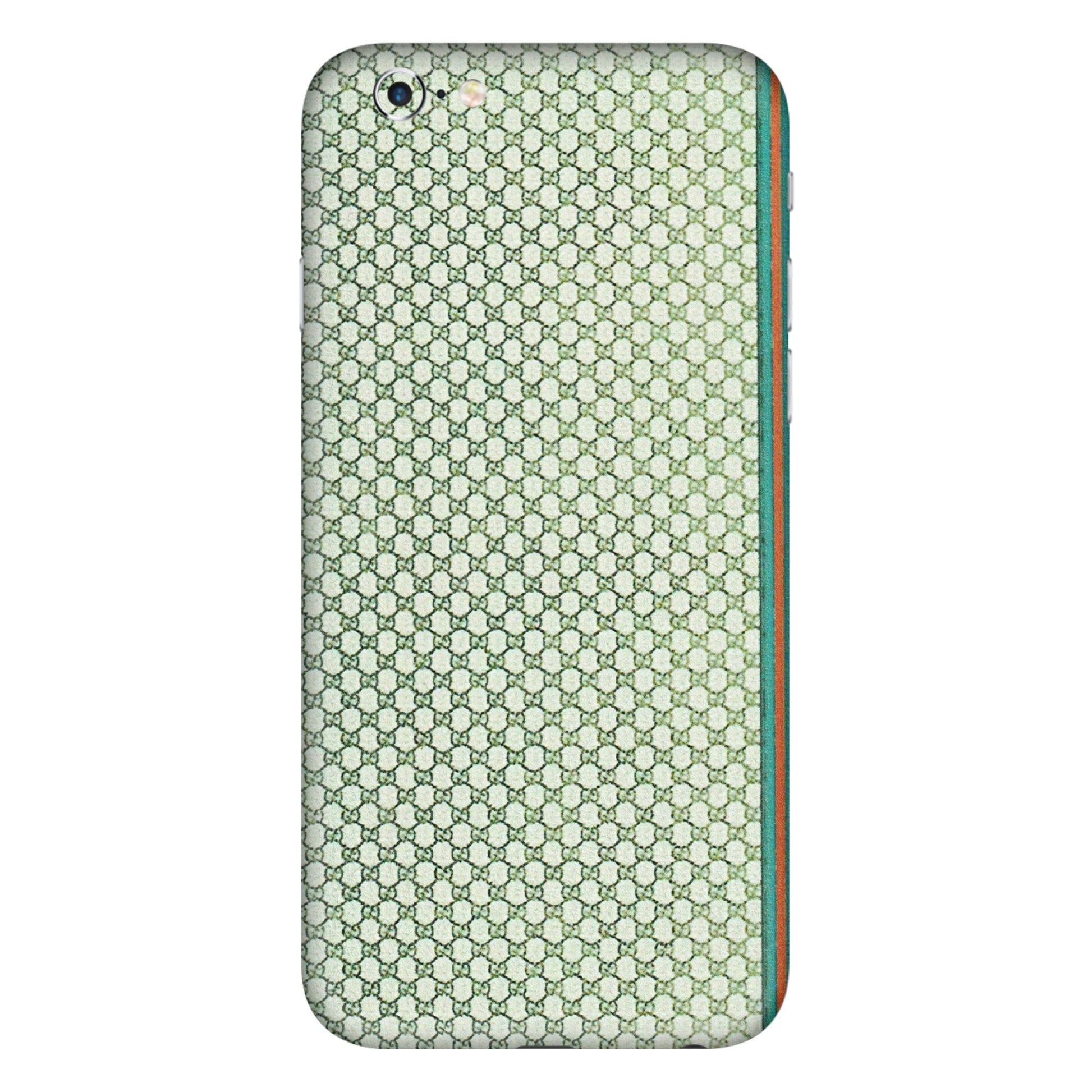 Apple iPhone Skins (All Models) - Gucci Fabric Pattern - 3D Embossed Finish (L-73) iPhone 6S Plus