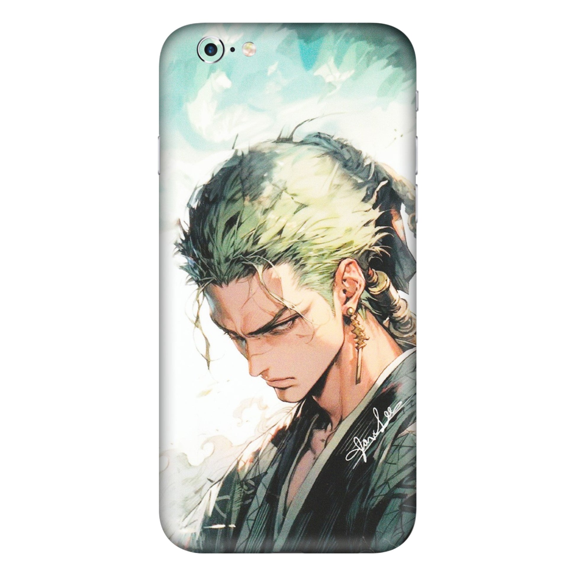 Apple iPhone Skins (All Models) - Pirate Hunter One Piece Anime - Matte Finish (M-157) iPhone 6S Plus