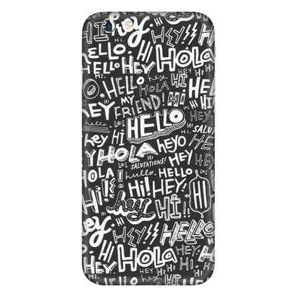 Apple iPhone Skins (All Models) - Hi Hello Doodles - Matte Finish (M-25) iPhone 6S Plus