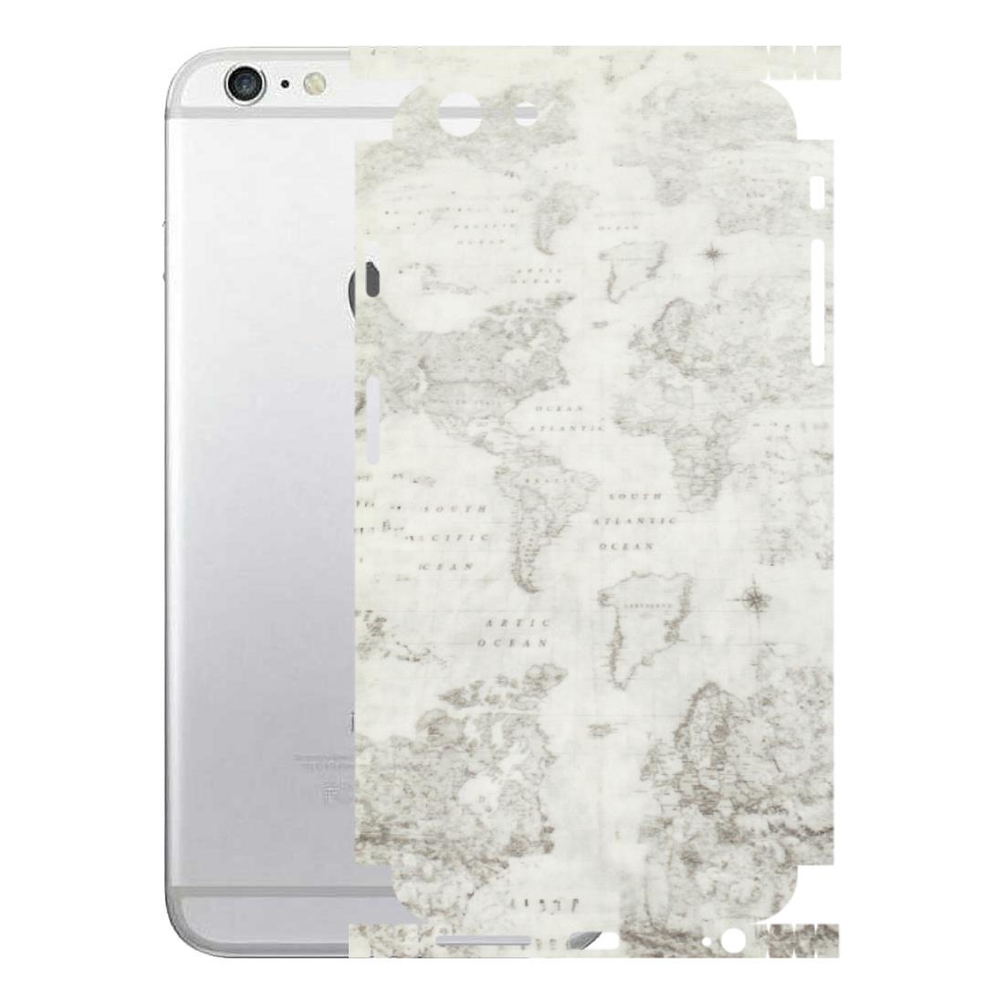 Apple iPhone Skins (All Models) - World Travel Map - Transparent Finish (T-04) iPhone 6S Plus