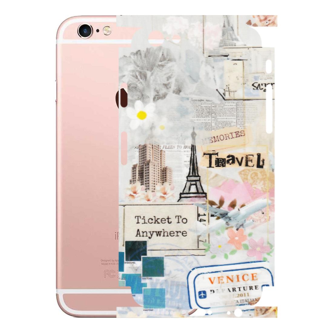 Apple iPhone Skins (All Models) - Travel Memories - Transparent Finish (T-09) iPhone 6S
