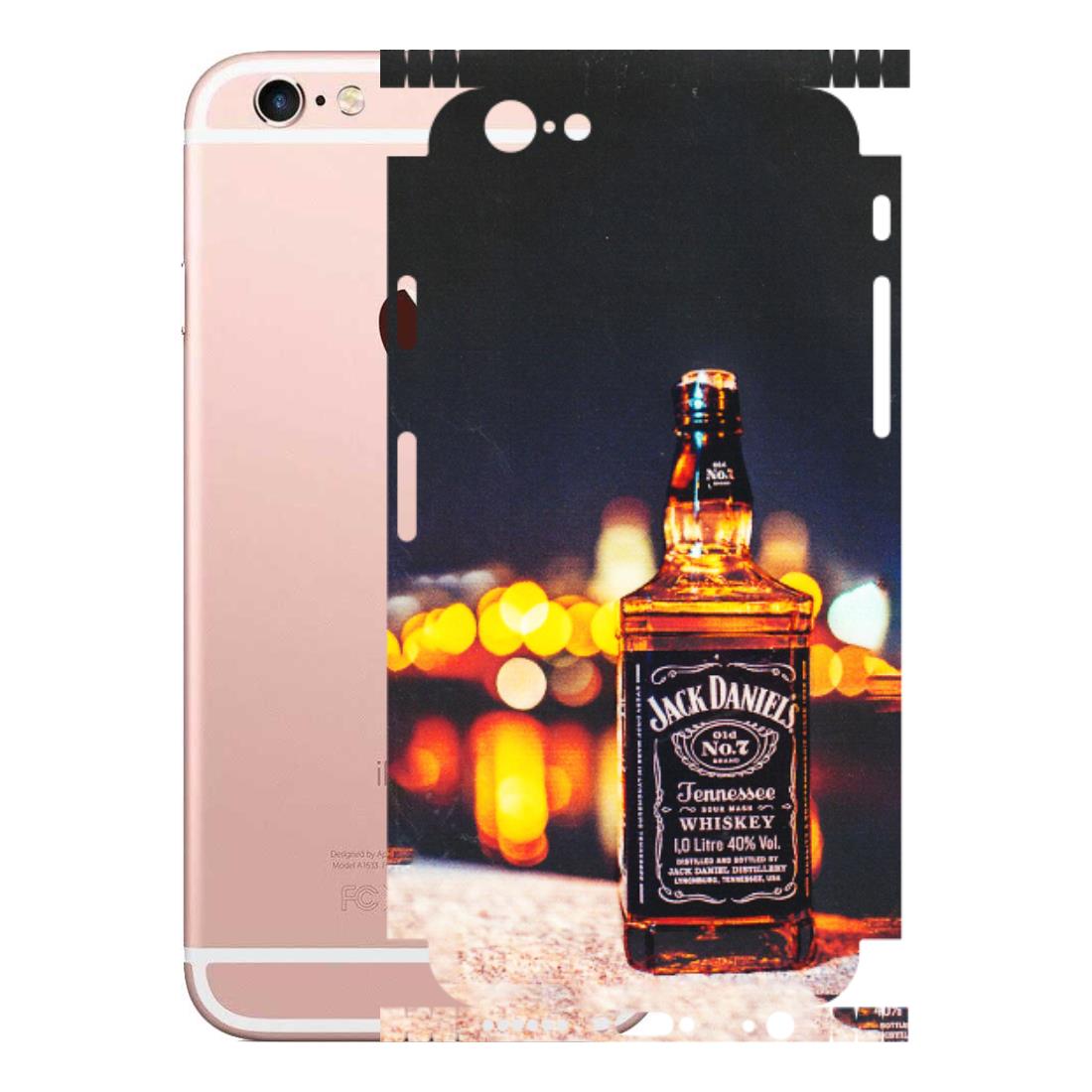 Apple iPhone Skins (All Models) - JD Whiskey Bottle - 3D Embossed Finish (L-20) iPhone 6