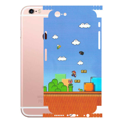 Apple iPhone Skins (All Models) - Mario Game Scene - Matte Finish (M-24) iPhone 6