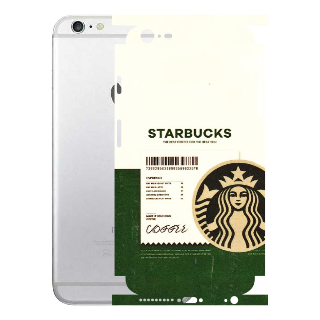 Apple iPhone Skins (All Models) - Starbucks Barcode - 3D Embossed Finish (L-308) iPhone 6 Plus