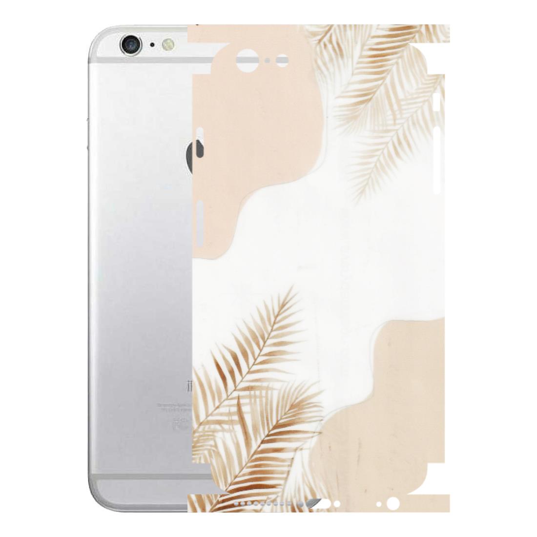 Apple iPhone Skins (All Models) - Gold Petals Abstract - Transparent Finish (T-08) iPhone 6 Plus