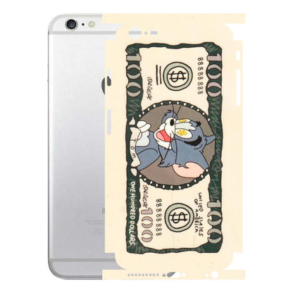 Apple iPhone Skins (All Models) - One Hundred Dollar Tom - Transparent Finish (T-16) iPhone 6 Plus