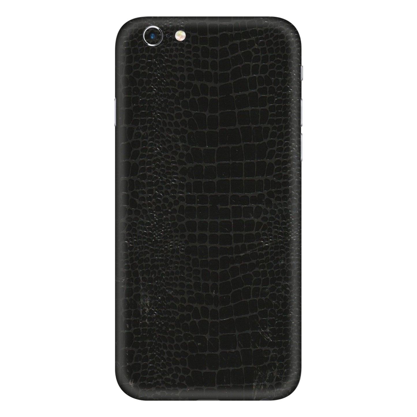 Apple iPhone Skins (All Models) - Snake Leather Black - 3D Embossed Finish (L-107) iPhone 6 Plus