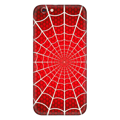 Apple iPhone Skins (All Models) - Classic Spidey Web - 3D Embossed Finish (L-115) iPhone 6 Plus