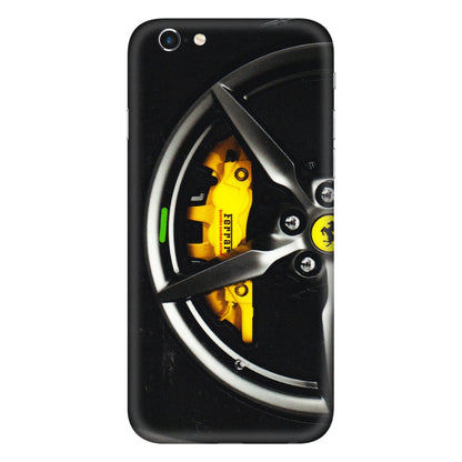 Apple iPhone Skins (All Models) - Ferrari Wheel Alloy - 3D Embossed Finish (L-173) iPhone 6 Plus