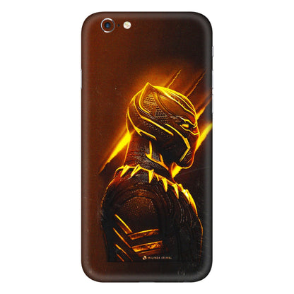 Apple iPhone Skins (All Models) - Gold Black Panther - 3D Embossed Finish (L-181) iPhone 6 Plus