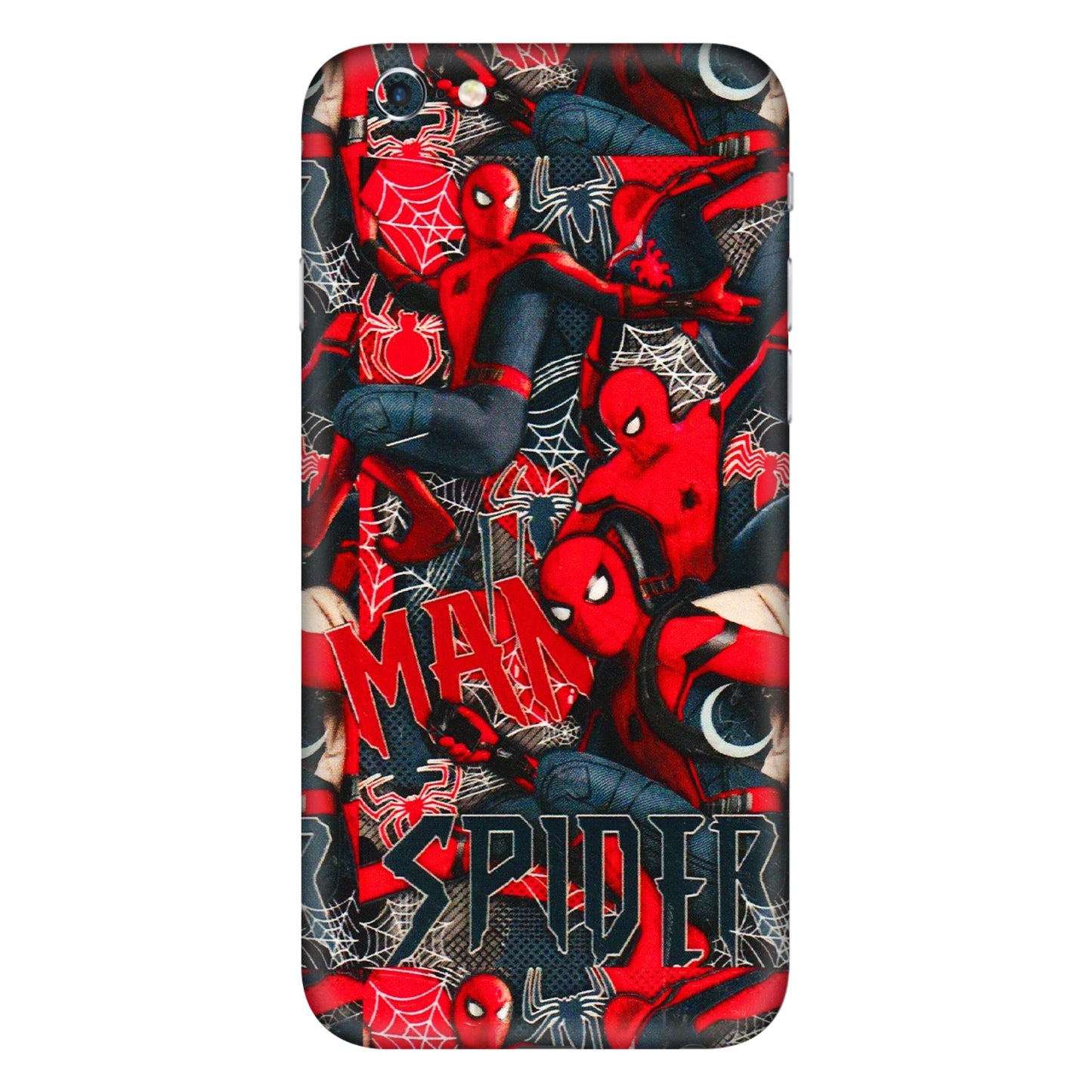 Apple iPhone Skins (All Models) - SpiderMan Cool - 3D Embossed Finish (L-188) iPhone 6 Plus