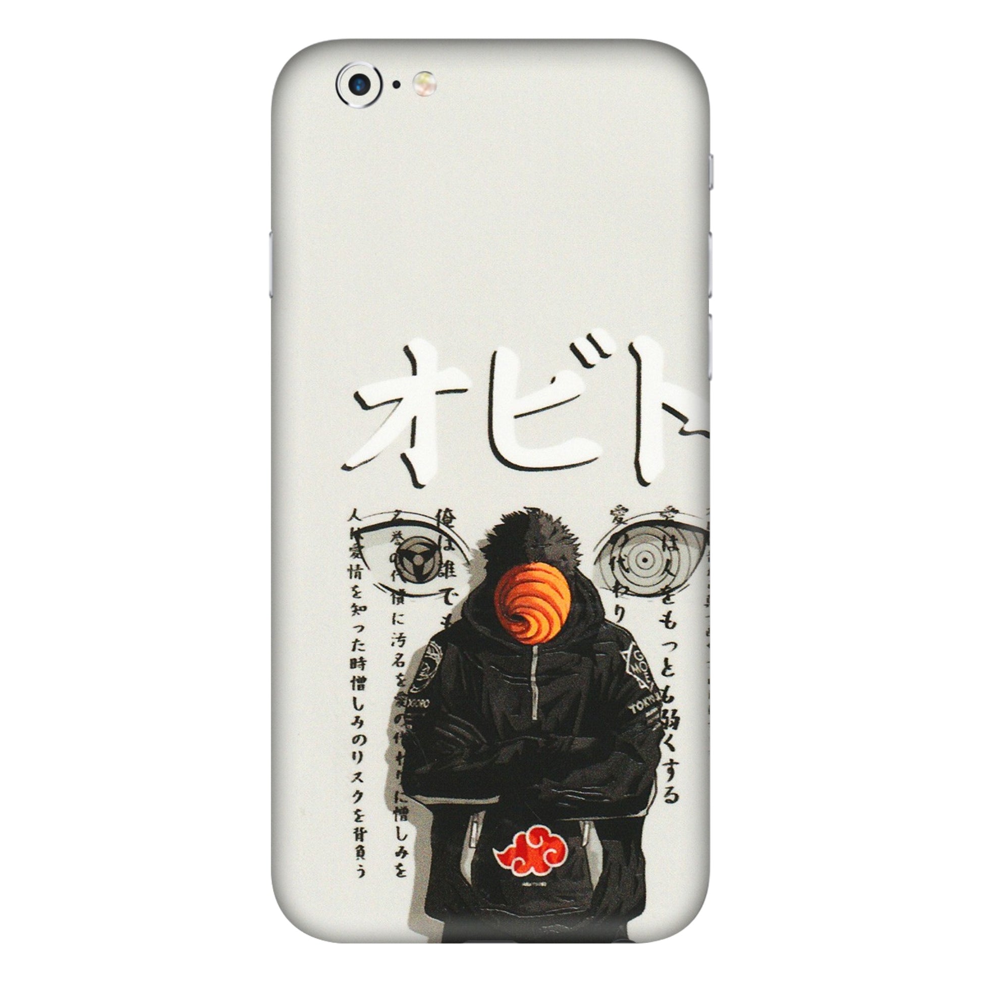Apple iPhone Skins (All Models) - Obito Anime Eye - 3D Embossed Finish (L-19) iPhone 6 Plus