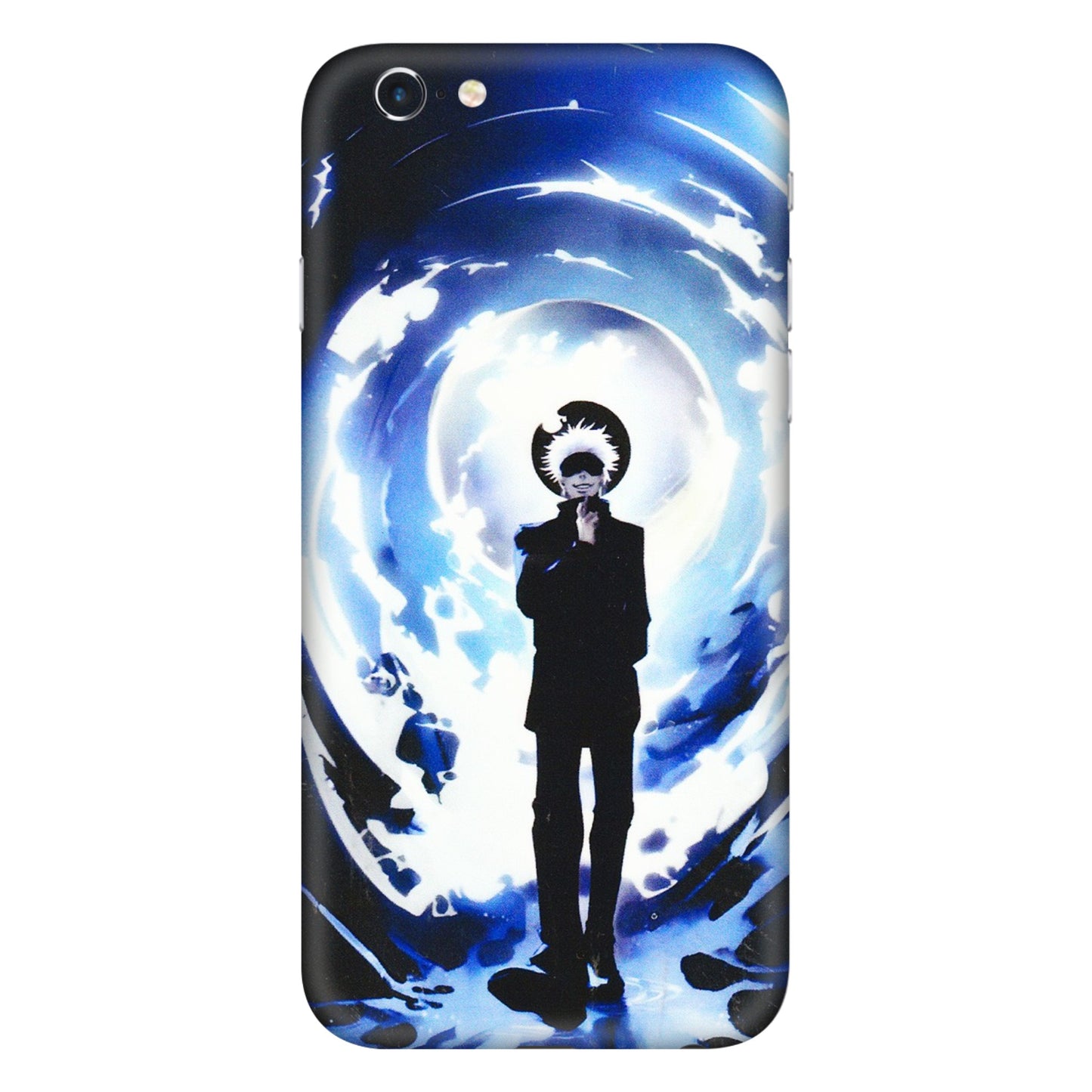 Apple iPhone Skins (All Models) - Satoru Gojo Dark Blue - 3D Embossed Finish (L-235) iPhone 6 Plus