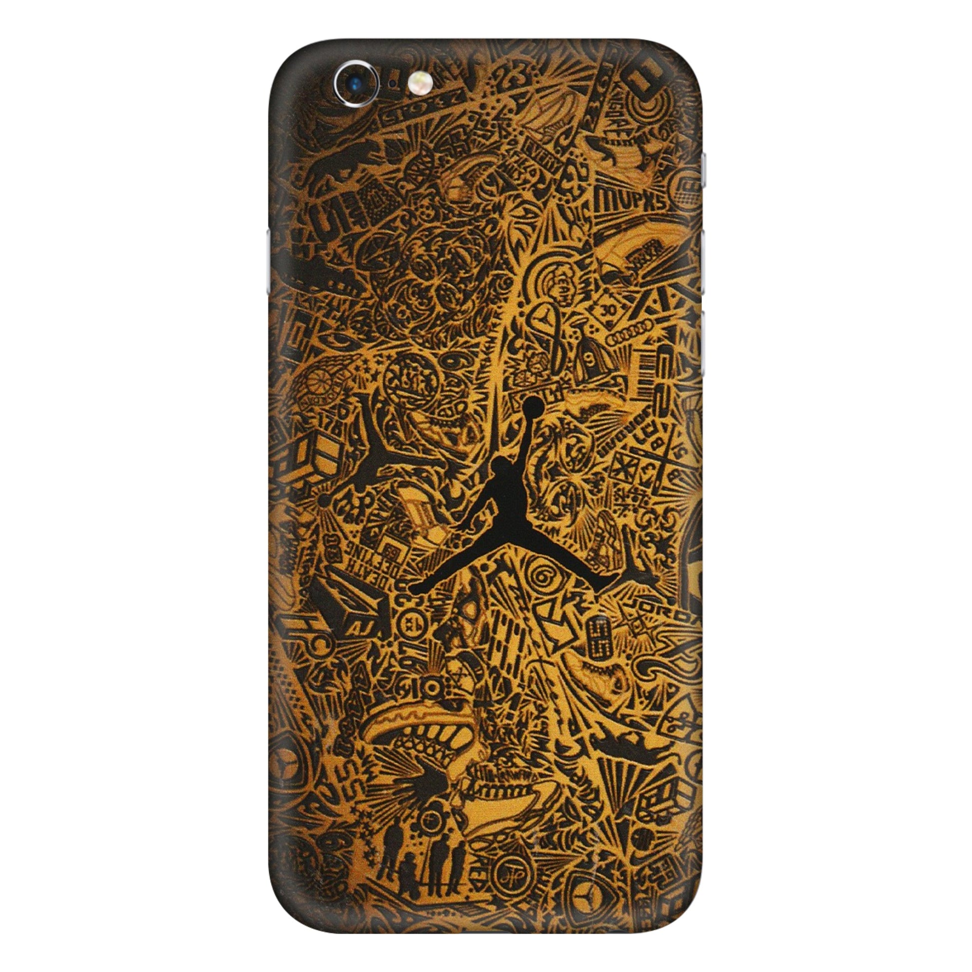 Apple iPhone Skins (All Models) - Premium Gold Basketball Player - 3D Embossed Finish (L-236) iPhone 6 Plus
