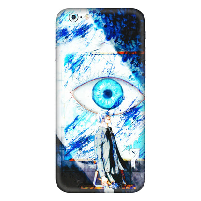 Apple iPhone Skins (All Models) - Gojo Satoru evil eye - 3D Embossed Finish (L-239) iPhone 6 Plus