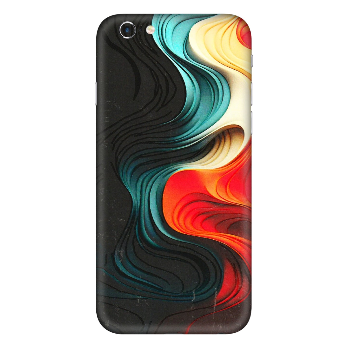 Apple iPhone Skins (All Models) - The Silky Swirl - 3D Embossed Finish (L-240) iPhone 6 Plus
