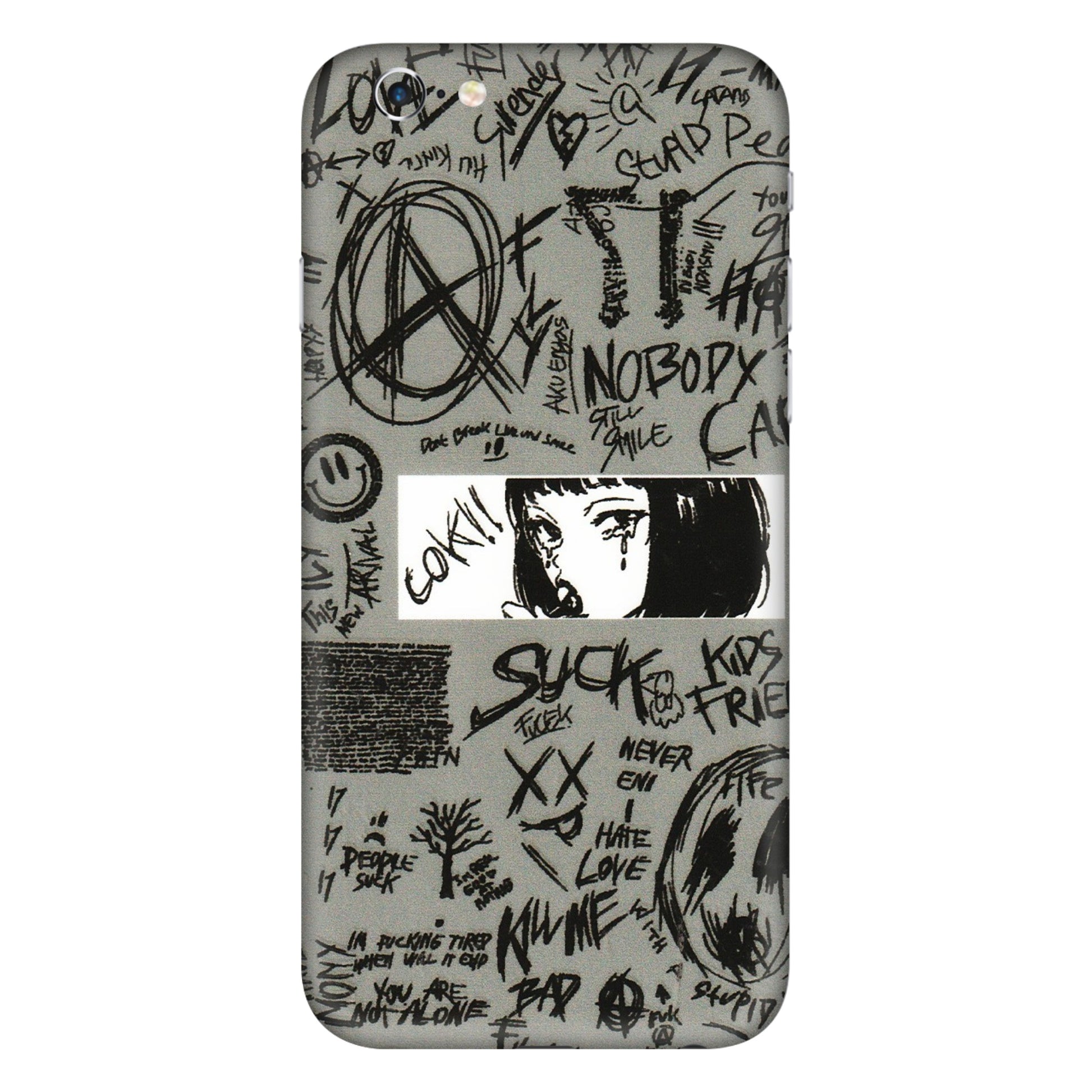 Apple iPhone Skins (All Models) - Never Have Love Anime - 3D Embossed Finish (L-260) iPhone 6 Plus