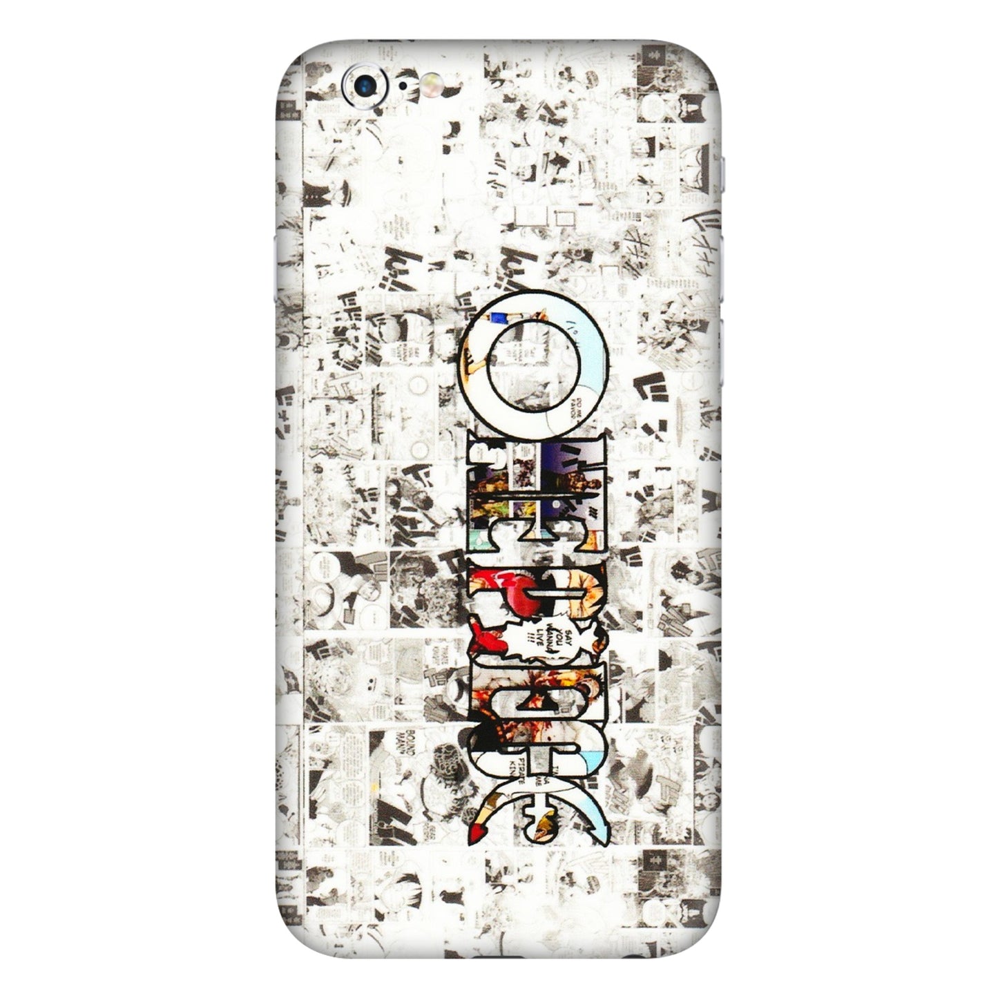 Apple iPhone Skins (All Models) - One Piece Manga - 3D Embossed Finish (L-26) iPhone 6 Plus