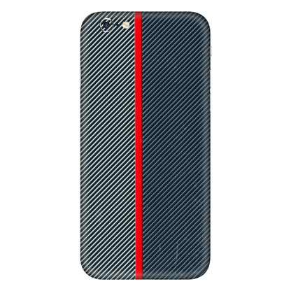Apple iPhone Skins (All Models) - Blue Sober Lines - 3D Embossed Finish (L-305) iPhone 6 Plus