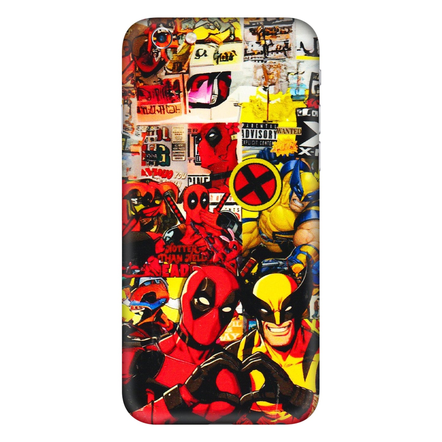 Apple iPhone Skins (All Models) - Spidy Wolverine - 3D Embossed Finish (L-310) iPhone 6 Plus