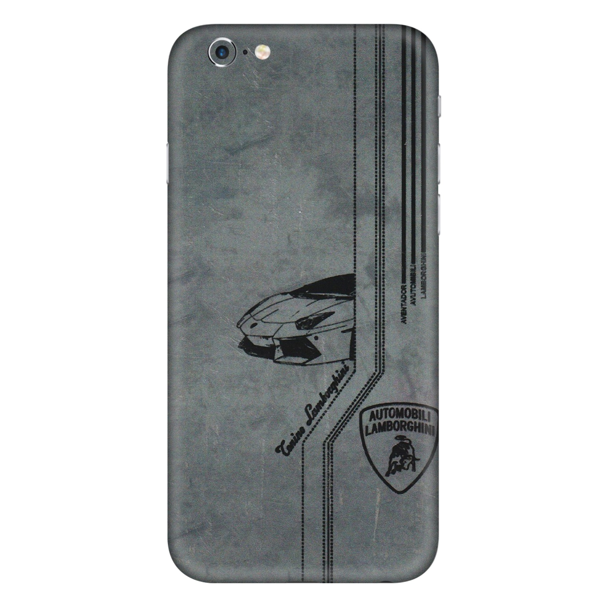 Apple iPhone Skins (All Models) - New Lamborgini Aventador - 3D Embossed Finish (L-321) iPhone 6 Plus