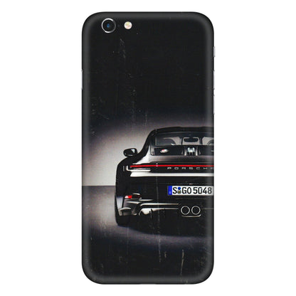 Apple iPhone Skins (All Models) - New Black Porsche GT3 - 3D Embossed Finish (L-327) iPhone 6 Plus