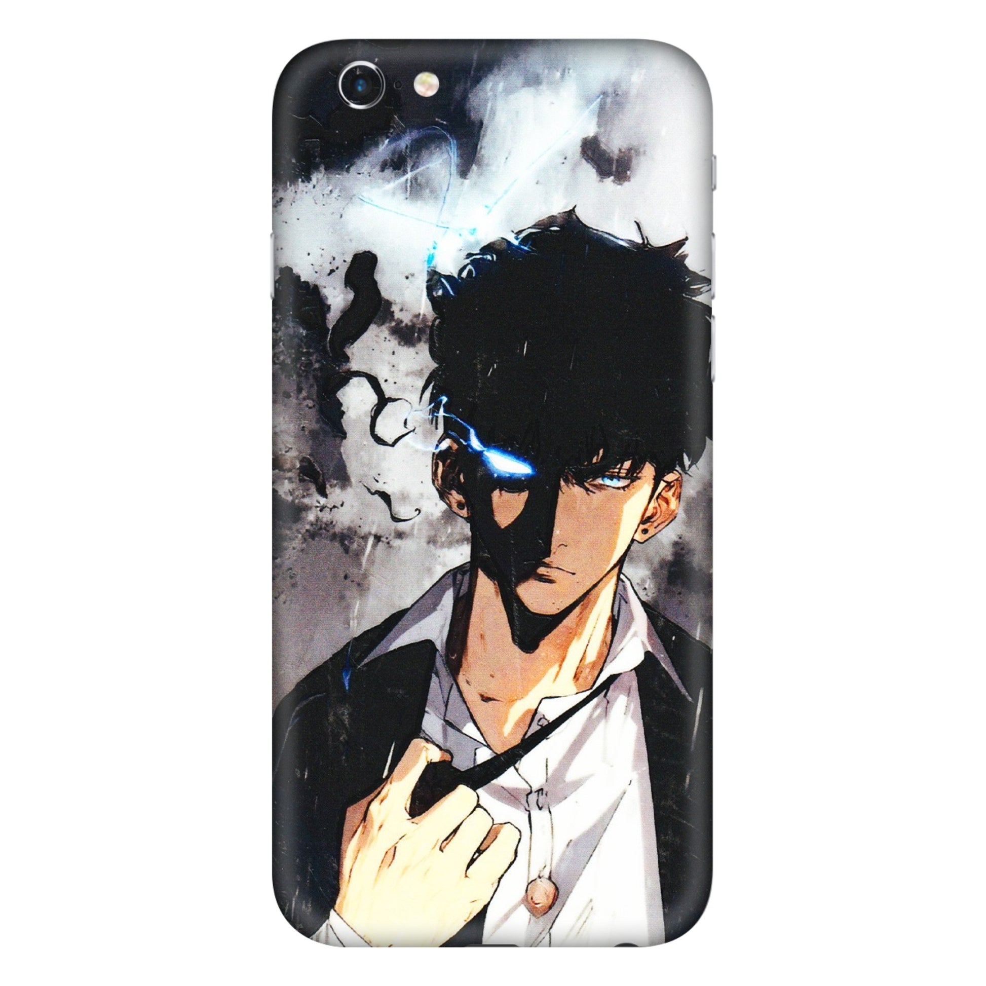 Apple iPhone Skins (All Models) - Sung Jinwoo Manhwa Anime - 3D Embossed Finish (L-328) iPhone 6 Plus