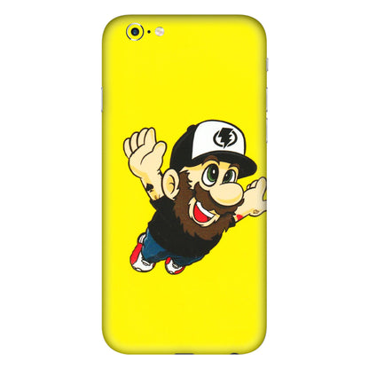 Apple iPhone Skins (All Models) - Flying Beardo - 3D Embossed Finish (L-60) iPhone 6 Plus
