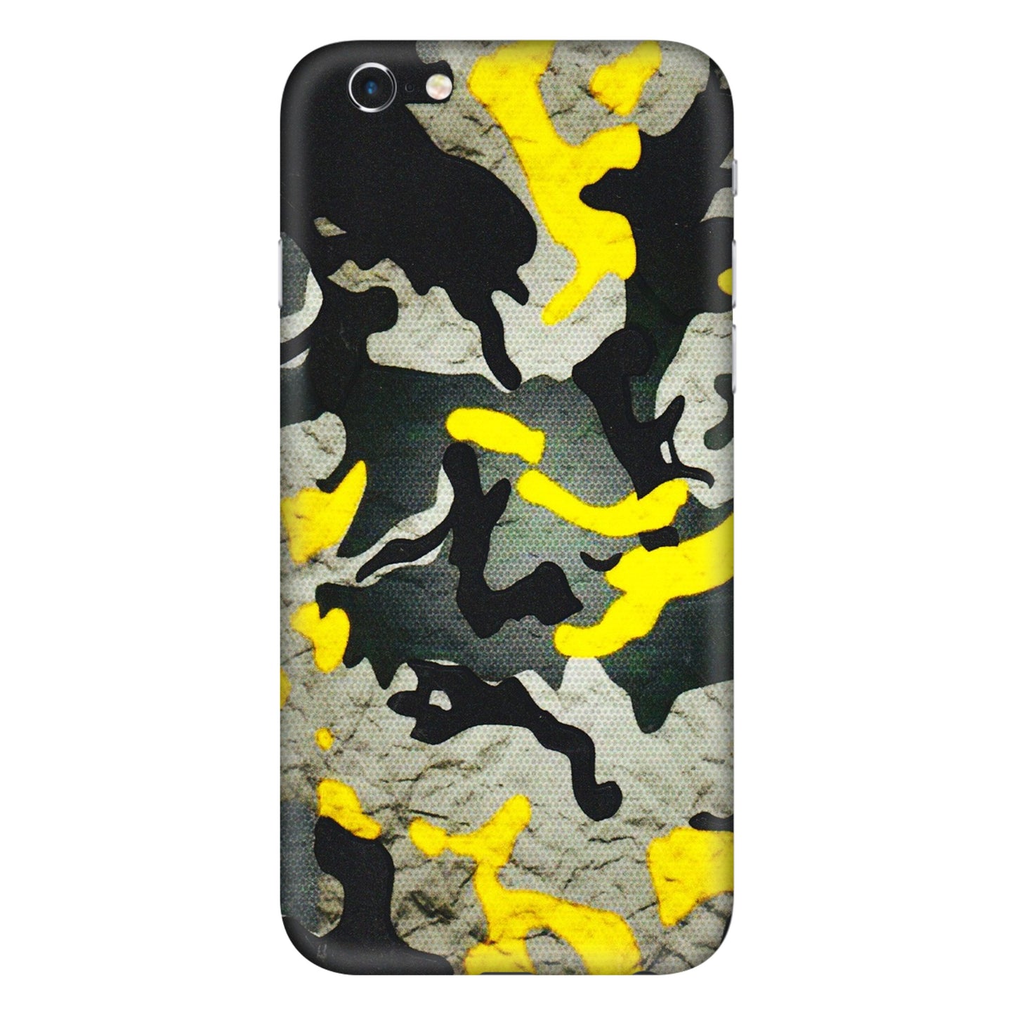Apple iPhone Skins (All Models) - Yellow Camouflage - 3D Embossed Finish (L-61) iPhone 6 Plus