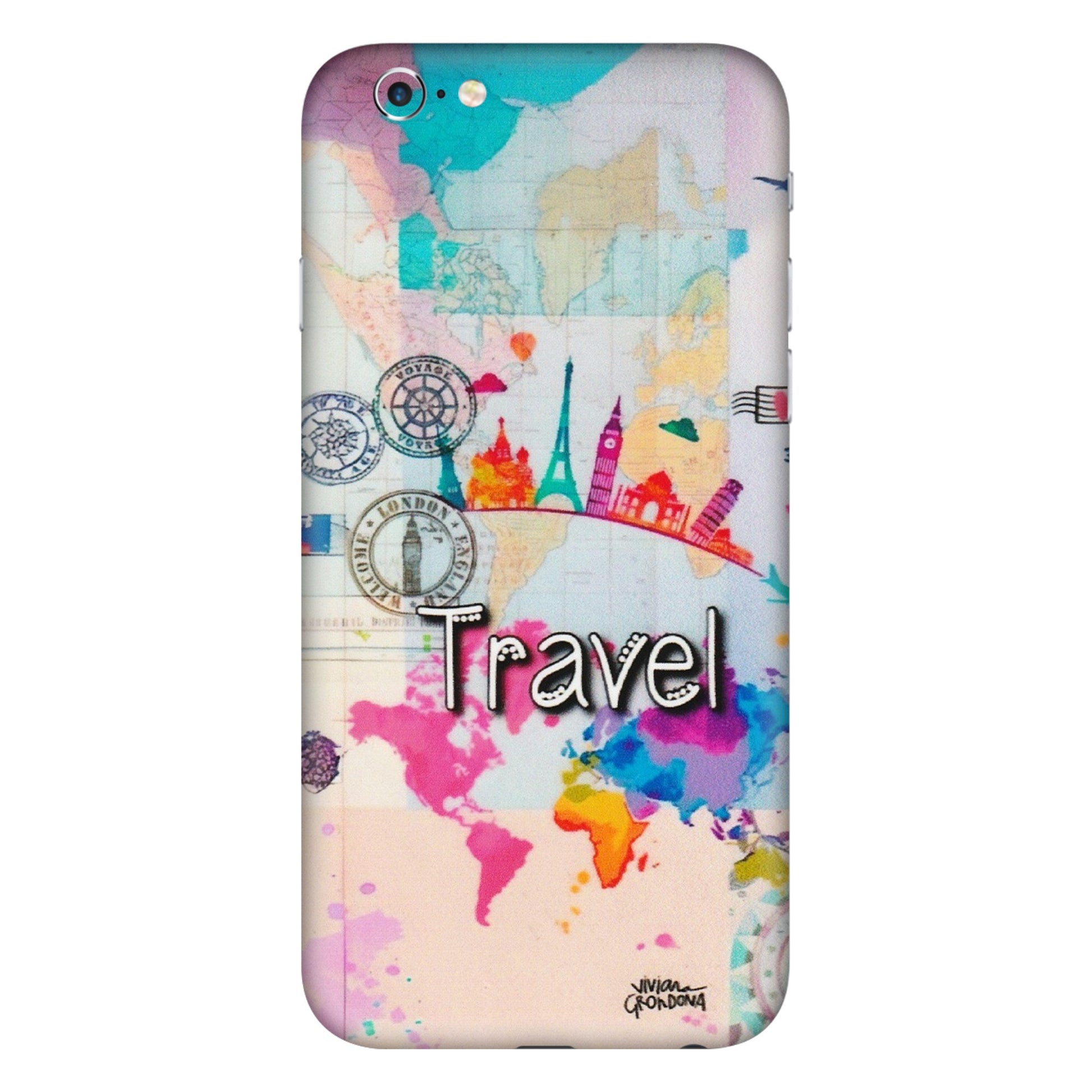 Apple iPhone Skins (All Models) - Travel The Wonders - Matte Finish (M-108) iPhone 6 Plus