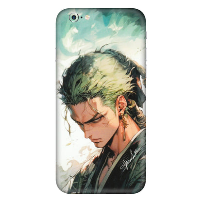 Apple iPhone Skins (All Models) - New Roronoa Zoro One Picece Anime - Matte Finish (M-140) iPhone 6 Plus