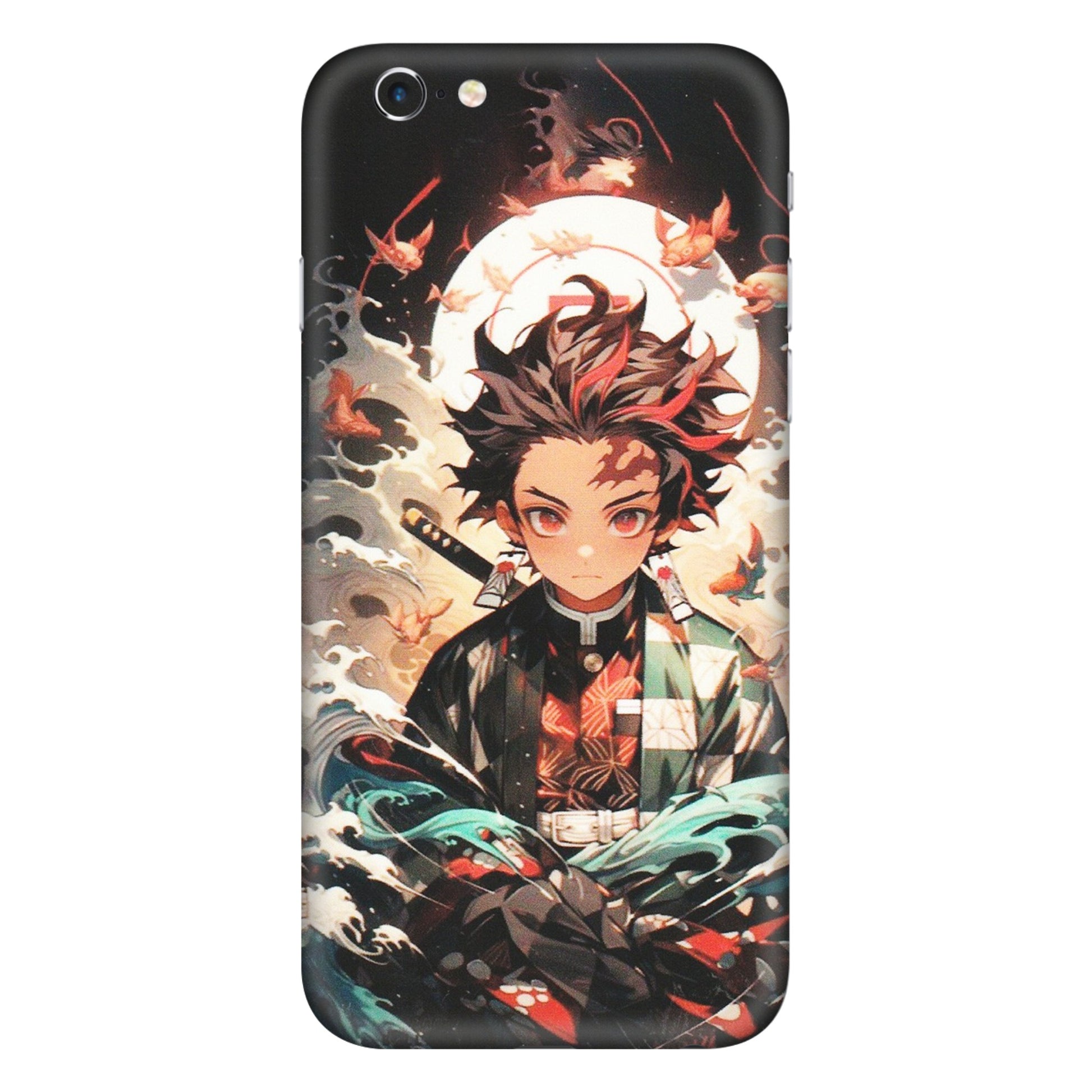 Apple iPhone Skins (All Models) - Tanjiro Demon Slayer Anime - Matte Finish (M-158) iPhone 6 Plus