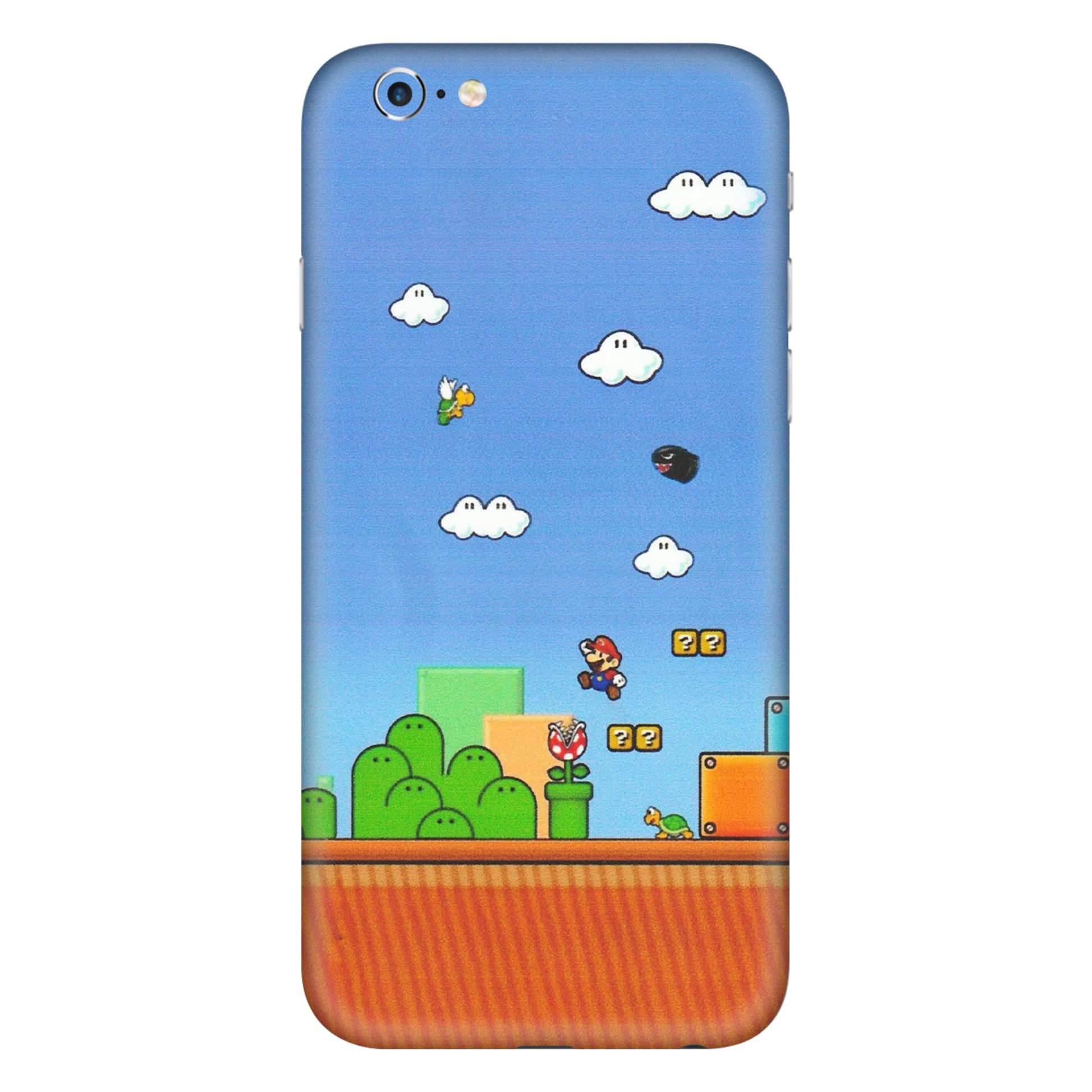 Apple iPhone Skins (All Models) - Mario Game Scene - Matte Finish (M-24) iPhone 6 Plus