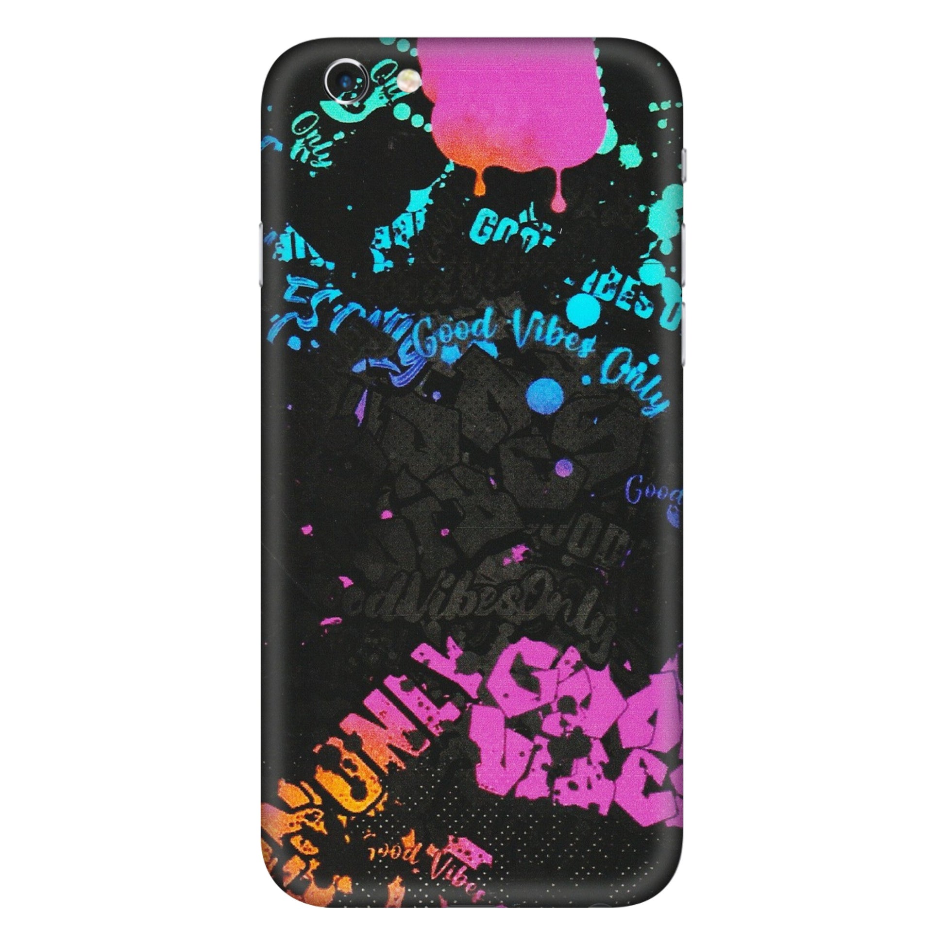 Apple iPhone Skins (All Models) - Majestic Black Vibes - Matte Finish (M-62) iPhone 6 Plus
