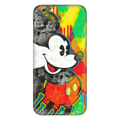 Apple iPhone Skins (All Models) - Multiple Mickey With Colourful Texture - Matte Finish (M-84) iPhone 6 Plus